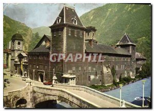 Postcard Modern Moutiers Savoie The old bishopric on Isere