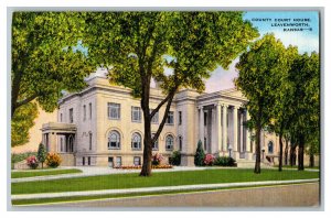 Postcard County Court House Leavenworth Kansas Vintage Standard View Card 