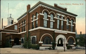Nashua New Hampshire NH Police Station c1910s Postcard
