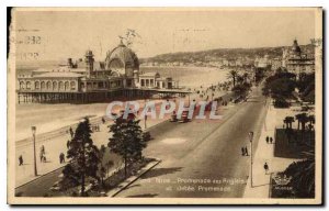 Postcard Old Nice Promenade des Anglais and Jetee Promenade