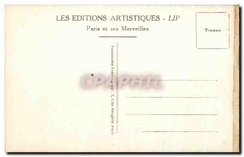 Old Postcard Paris Pantheon