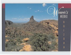 Postcard Weavers Needle Arizona USA