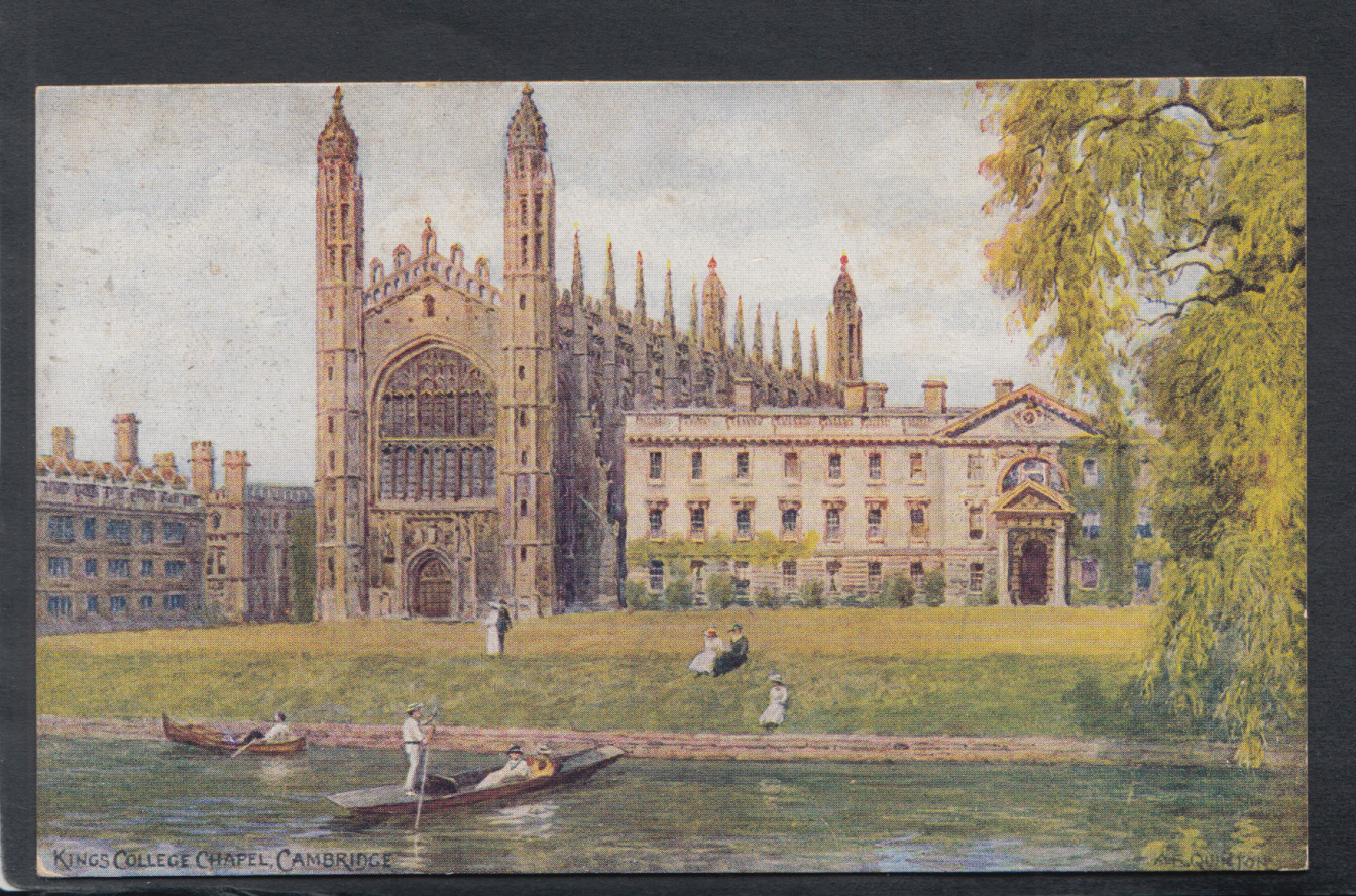 Cambridgeshire Postcard Kings College Chapel, Cambridge HP510