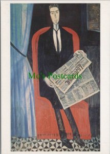 Art Postcard-Portrait of An Unknown Man Reading a Newspaper,Andre DerainRR12811