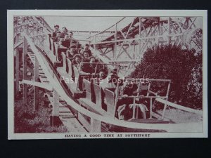 Lancashire Merseyside SOUTHPORT ROLLER COASTER - Old Postcard