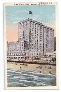 Ritz Carlton Hotel Atlantic City NJ P Sander Postcard