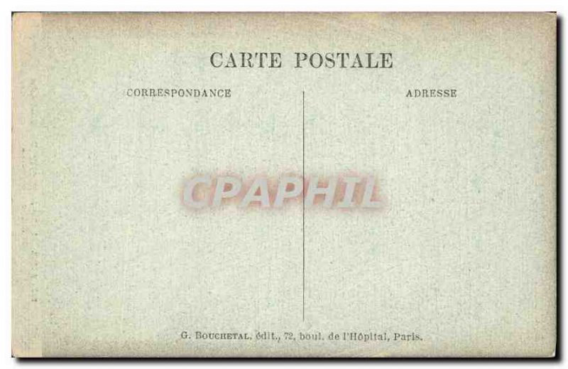 Old Postcard Paris La Sainte Chapelle (Chapel High) and Rosette Interior