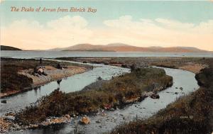 B90947 the peaks of arran from ettrick bay scotland