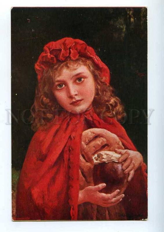 215337 Little Red Riding Hood Girl BOYE Vintage SALON LAPINA