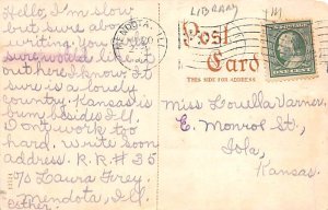 Public Library Mendota IL USA Postcard