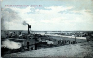 1909 Rambler Automobile Factory Kenosha Wisconsin Divided Back Postcard