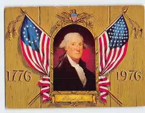 Postcard George Washington/Vaughan Portrait By Stuart, Nat'l Gallery of Art, DC