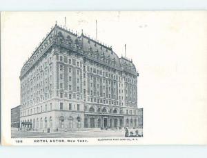 Pre-1907 ASTOR HOTEL New York City NY A2750