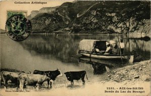 CPA AIX-les-BAINS Bords du Lac du Bourget (868900)