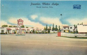 CO, Grand Junction, Colorado, Frontier Motor Lodge Motel, Nationwide No F16347