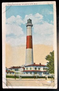 Vintage Postcard 1907-1915 The (Absecon) Lighthouse, Atlantic City, New Jersey