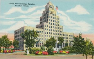 Decatur IL, Illinois - Staley Administration Building - Linen