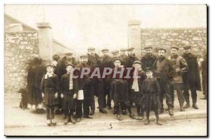 PHOTO CARD Children Schoolchildren Anatole Clerc