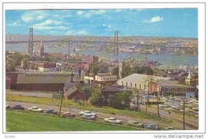 Halifax As Seen From Citadel Hill, The Angus L. MacDonald Bridge, Halifax, No...