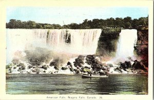 American Falls Niagara Falls Canada Postcard Standard View Card  