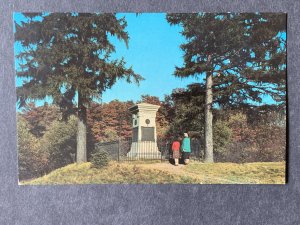 General Edward Braddock's Burial Place Uniontown PA Chrome Postcard H116...