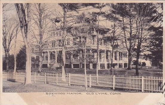Boxwood Manor Old Lyme Connecticut 1907