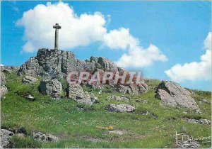 Modern Postcard The Slow Clouds are Sleeping and Blue Sky Happy Sleep Makes F...