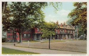 Colonial Inn, Concord, Massachusetts, Early Postcard, Detroit Publishing Co.