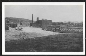 Factory At River Milltown New Brusnwick CANADA Real Photo PC Unused c1910s