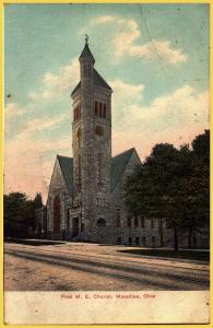 Massillon, Ohio, First M. E. Church - 1911