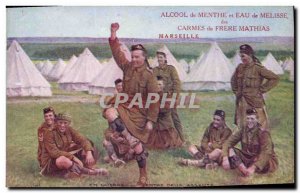 Old Postcard Army Between Brother Mathias assaults