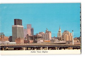 Dallas Texas TX Vintage Postcard Skyline