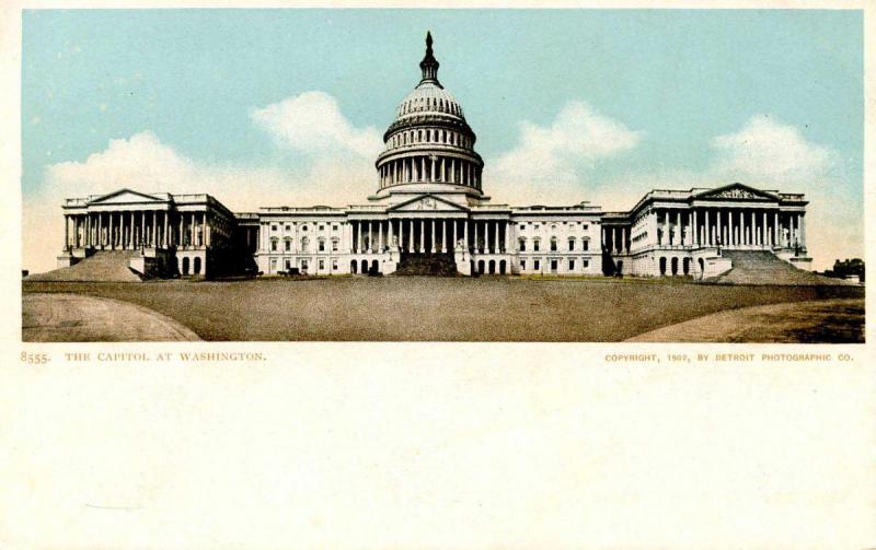 DC - Washington. U S Capitol in 1902