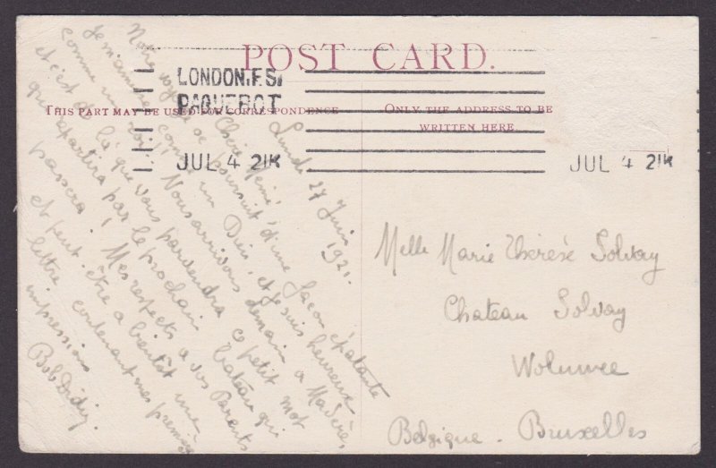 GREAT BRITAIN, Postcard, Union-Castle Line, Royal Mail Steamer Edinburgh Castle