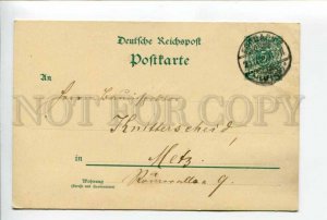 423983 GERMANY 1894 year Forbach Postal Stationery postal RPPC