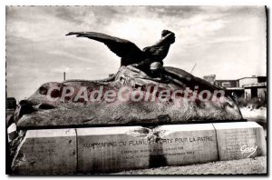 Old Postcard Calais P C monument of William Pluviose m Statuary