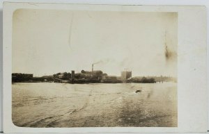 Canada, B&K ROLLED OATS MILL FACTORY from the Water c1915 Postcard O12