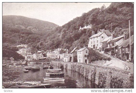 Boats, Lynmouth Harbour (Devon), England, UK, 1900-1910s