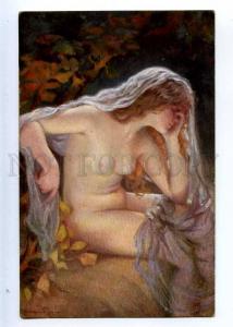 224709 RUSSIA STEMBER Elegy Richard #1078 Nude old postcard