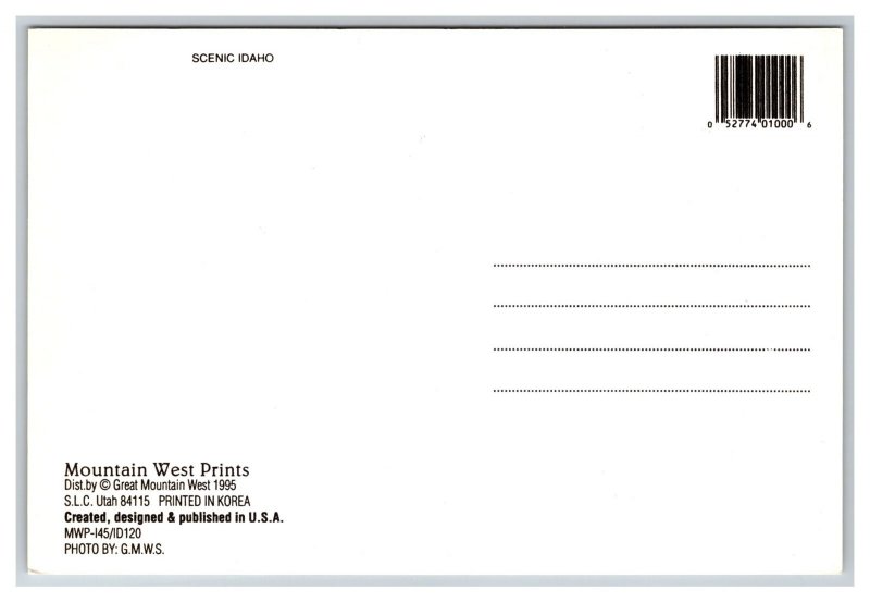 IDAHO The Gem State Postcard Continental Multi View