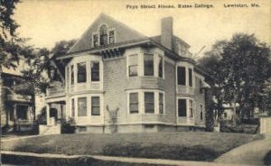 Frye St. House, Bates College in Lewiston, Maine