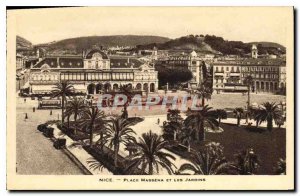 Postcard Old Nice Place Massena Gardens