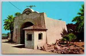 Arizona~Yuma Territorial Prison Entrance & Guard Station Scene~Vintage Postcard