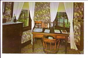Desk in Bedroom, Lincoln's Home, Interior, Springfield, Illinois, Photo Penro...