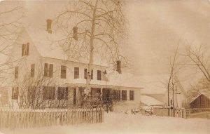 Snow Scene in Concord, New Hampshire