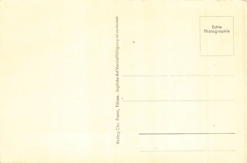 Germany Hoechenschwand Schwarzwald RPPC vintage postcard