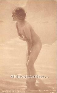 Nude Postcard September Morning Unused