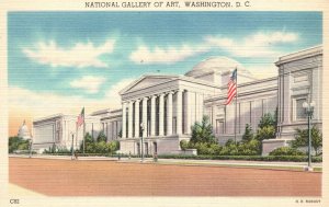 Vintage Postcard National Gallery Of Art Structure Collections Washington DC