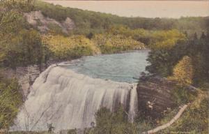 New York Castile Middle Falls From Glen Iris Letchworth State Park 1956 Alber...