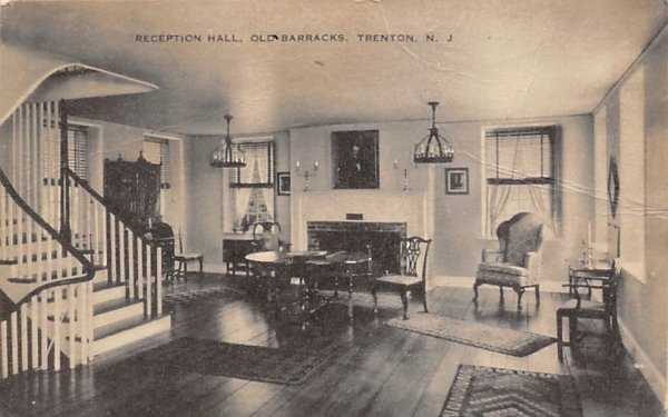 Reception Hall, Old Barracks Trenton, New Jersey  